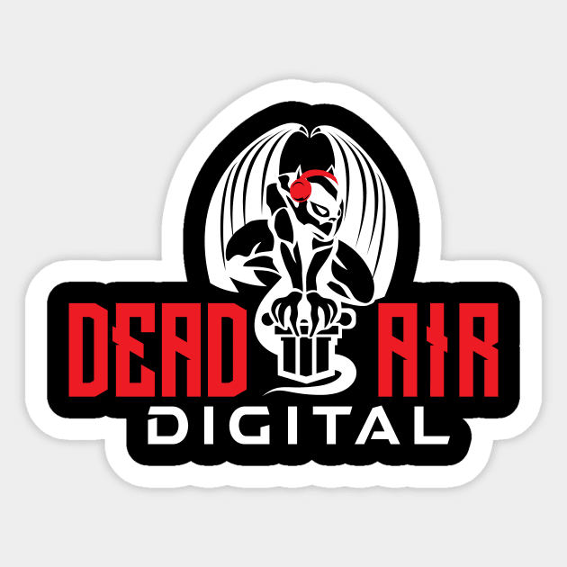 Dead Air Digital White Alternate Logo Sticker by Dead Air Digital